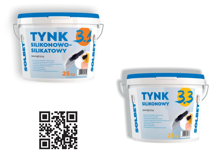 Tynki silikonowe i silikonowo-silikatowe SOLBET