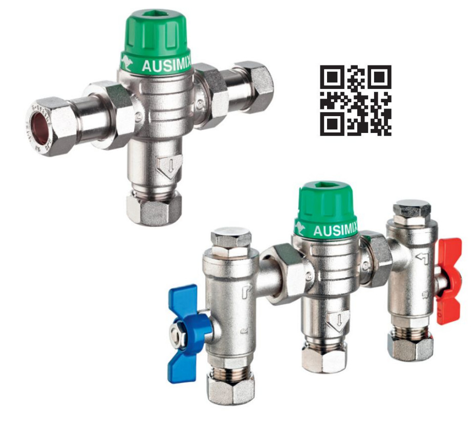 AUSIMIX COMPACT - bezpieczna temperatura ciepłej wody
