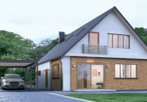 Nowoczesne zadaszenie garażowe CARPORT ECO