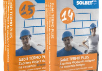SOLBET Gabit TERMO PLUS 1.4 i 1.5 - zaprawy do wykonywania warstwy zbrojonej