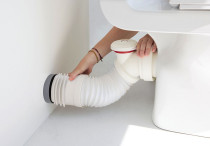 KOLANO WC WIRQUIN AIRCONNECT - koniec z bulgotaniem i zapachami z kanalizacji!